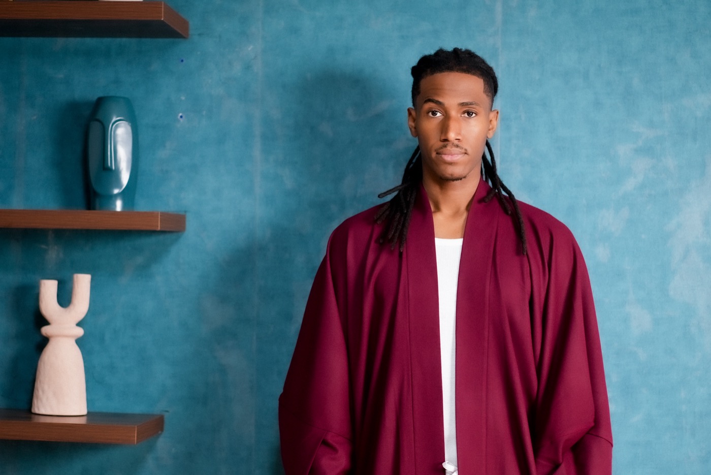 Kimono Bordeaux Homme