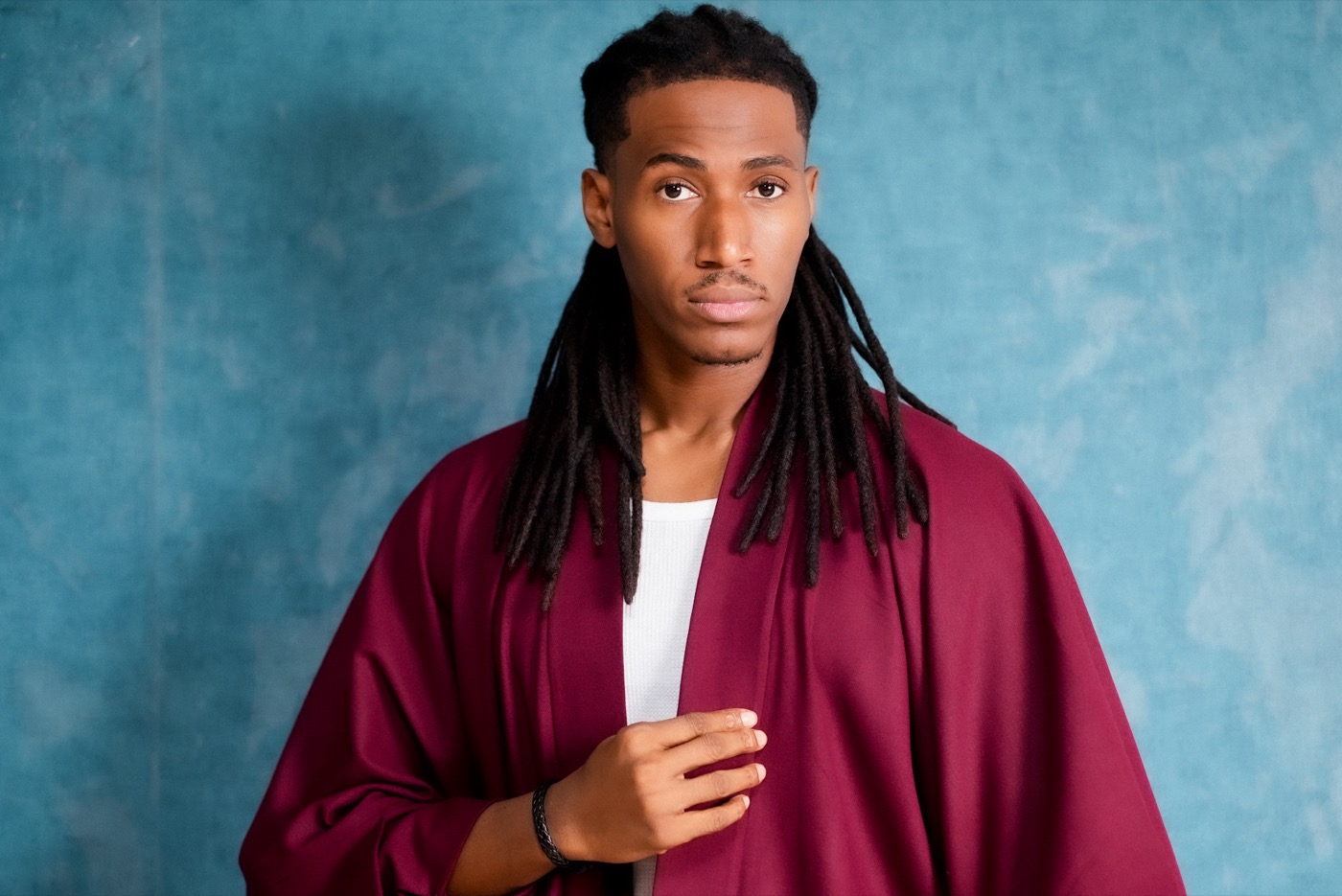 Kimono Capuche Gris Chiné — African Samourai